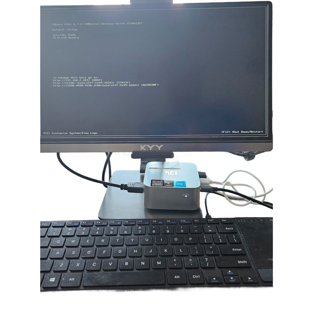 Trinitech Custom built VMware Workstation Host for IT Home Lab or IT Projects. (16GB RAM & 8.5TB SSD Storage)