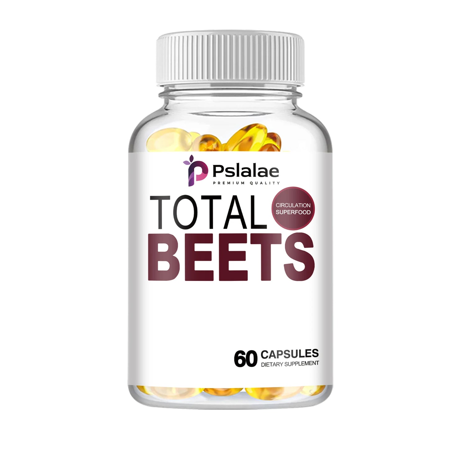Total Beet Capsules - Supports Heart Health, Circulation, Immune System and Digestive System - 60 Capsules