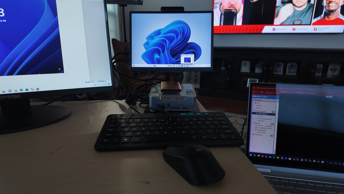 Trinitech Custom built VMware Workstation Host for IT Home Lab or IT Projects. (16GB RAM & 8.5TB SSD Storage)
