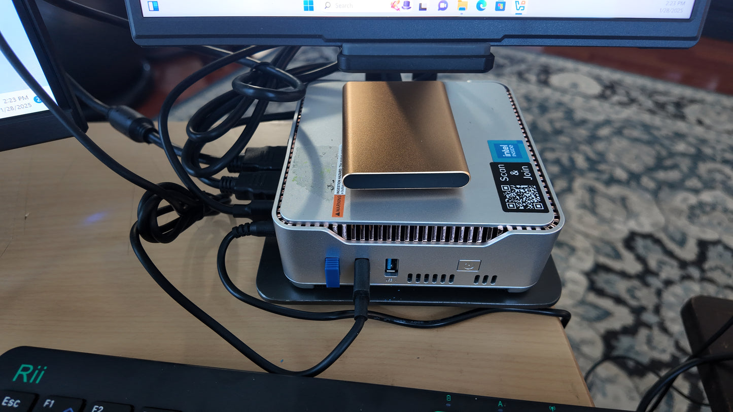 Trinitech Custom built VMware Workstation Host for IT Home Lab or IT Projects. (16GB RAM & 8.5TB SSD Storage)