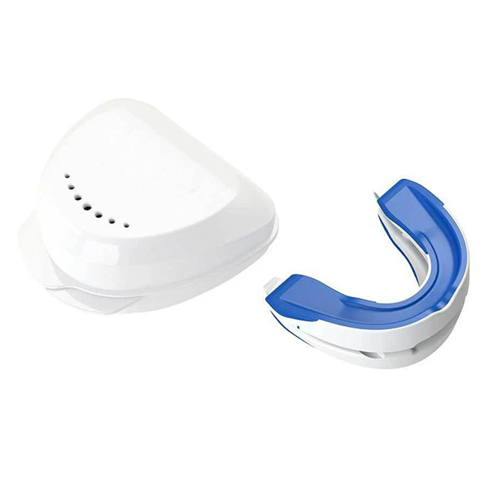 Anti-Snoring Mouthpiece Anti-Snoring Device Night Time Teeth Mouthguard Adjustable Sleeping Mouth Guard for Bruxism Stop Snoring