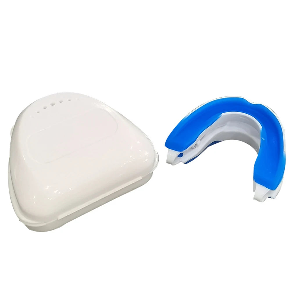 Anti-Snoring Mouthpiece Anti-Snoring Device Night Time Teeth Mouthguard Adjustable Sleeping Mouth Guard for Bruxism Stop Snoring