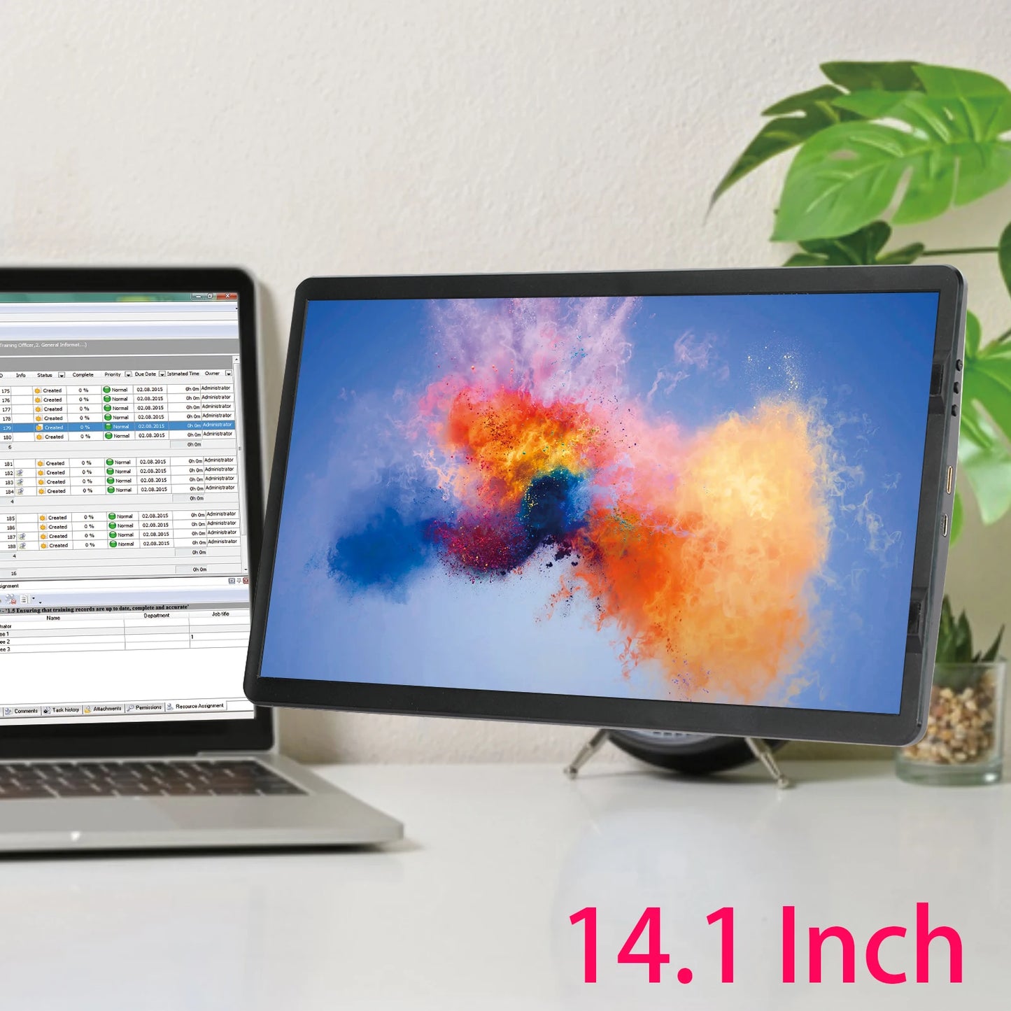 14 6 Inch LCD Laptop Monitor Foldable Screen For Conference Office Type C Computer Phone Switch PS4/5 Gaming Monitor Panel
