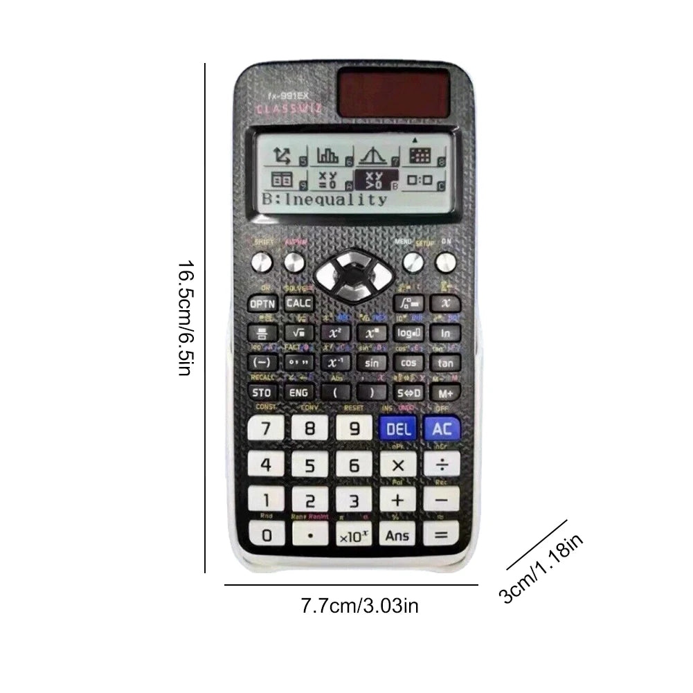 FX-991EX Function Calculator For High School Primary School Science Function Calculator Matrix Complex Equation Solver
