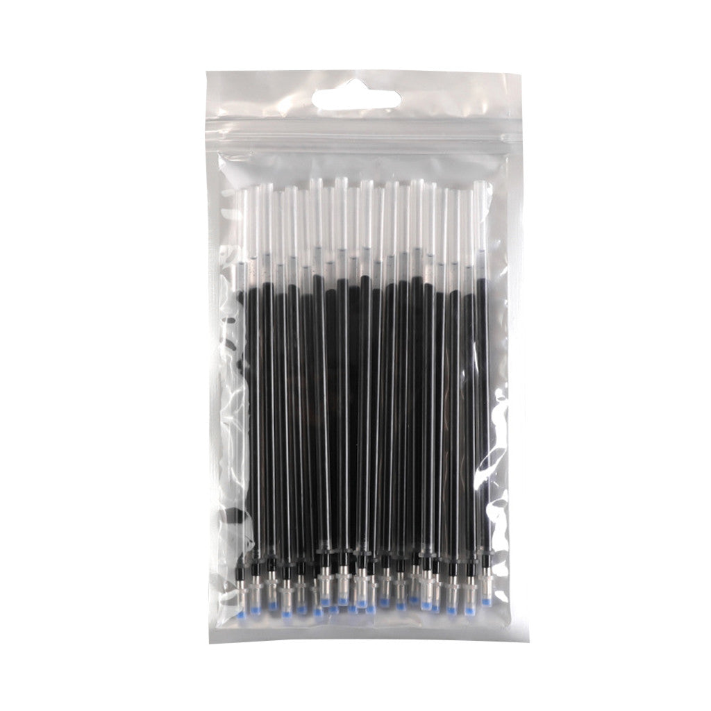 20 Pcs/Set Office Signature Shool Gel Pen Refill Rod Magic Erasable Pen Refill Accessories 0.5mm Red Black Ink Writing Tools