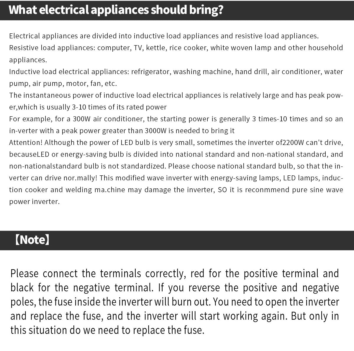 Modified Frequency Inverter Double receptacle 4USB 500W DC12V To AC110V Ports Car Adapter Portable Inverter