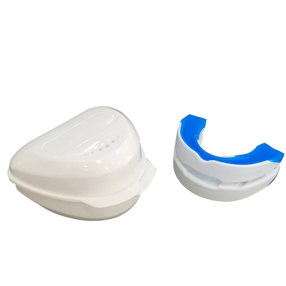 Anti-Snoring Mouthpiece Anti-Snoring Device Night Time Teeth Mouthguard Adjustable Sleeping Mouth Guard for Bruxism Stop Snoring