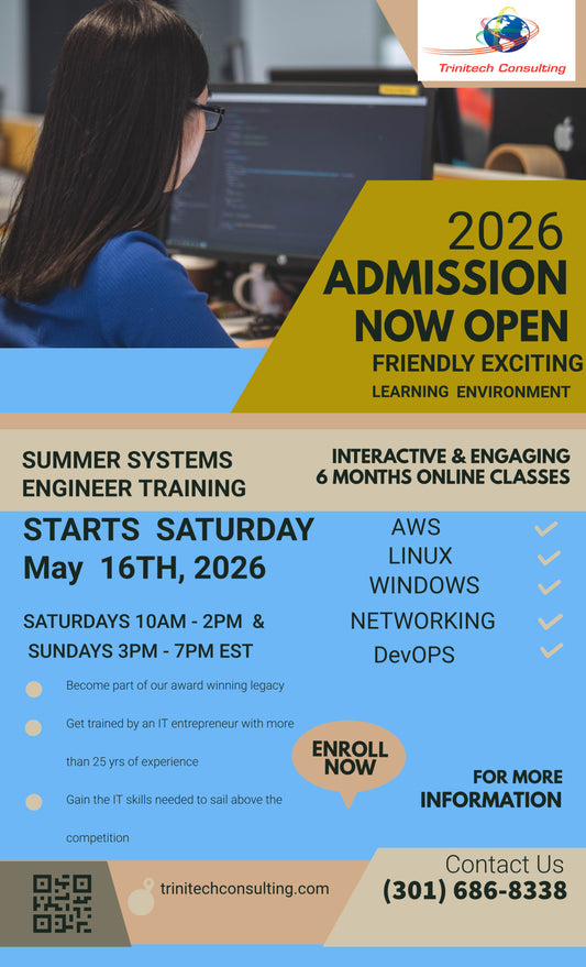 Trinitech Summer 2026 Systems Engineer Course package