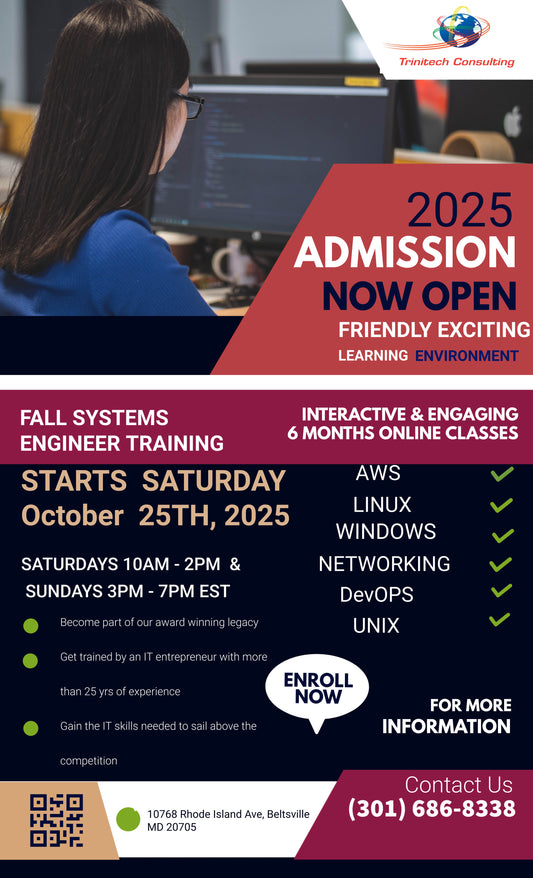 Trinitech Winter 2025 Systems Engineer Course package