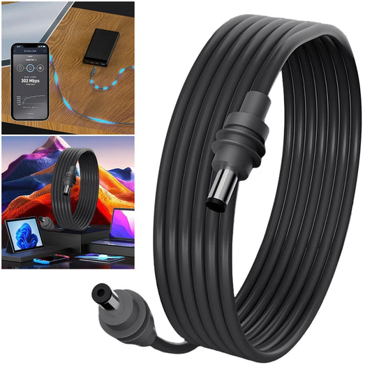 For Starlink Mini Gen 3 Power Cable Line Adapter Converter Outerdoor Waterproof USB C To DC Power Adapter 100W Charging Cord